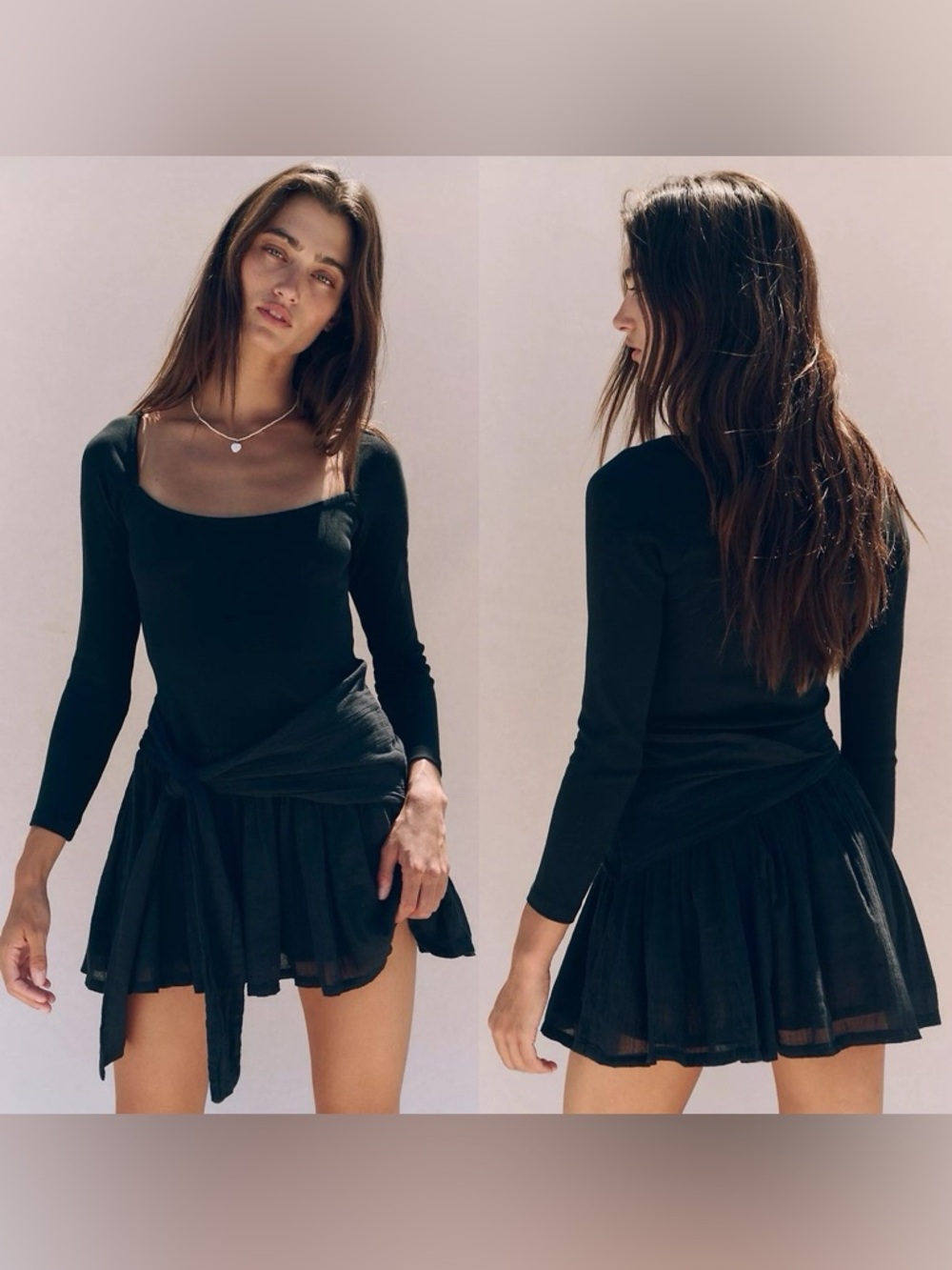 Free People Lexi drop waist mini dress (Free-est)